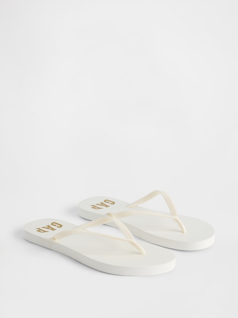 Gap Logo Flip Flops
