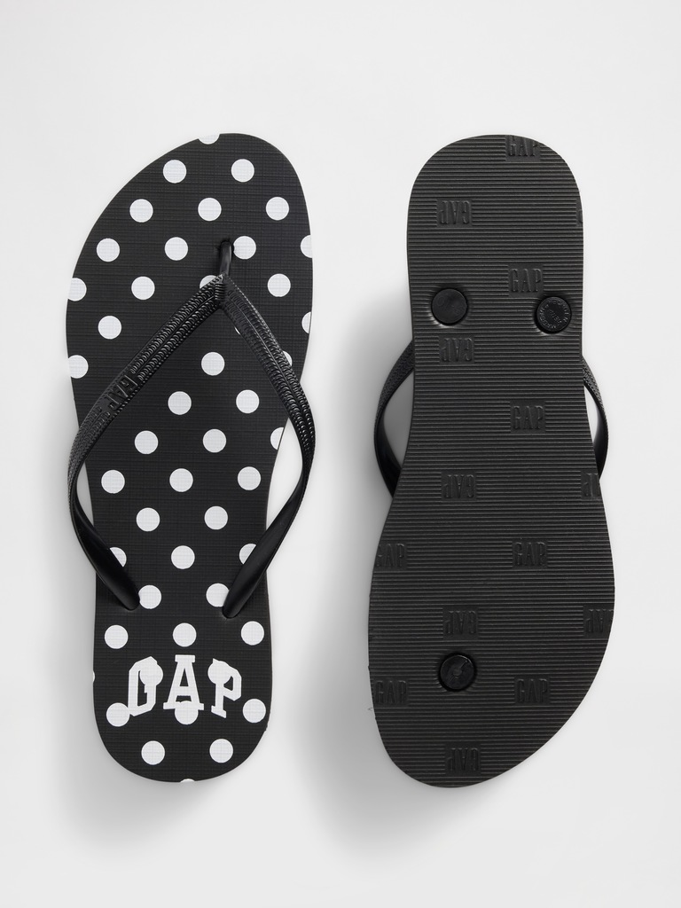 Gap Logo Flip Flops