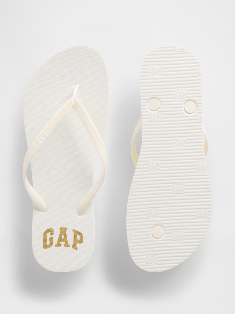 Gap Logo Flip Flops