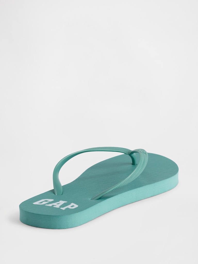 Gap Logo Flip Flops