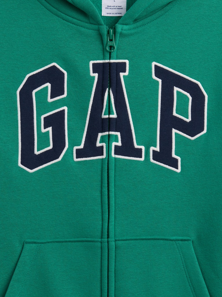Kids Relaxed Gap Logo Zip Hoodie