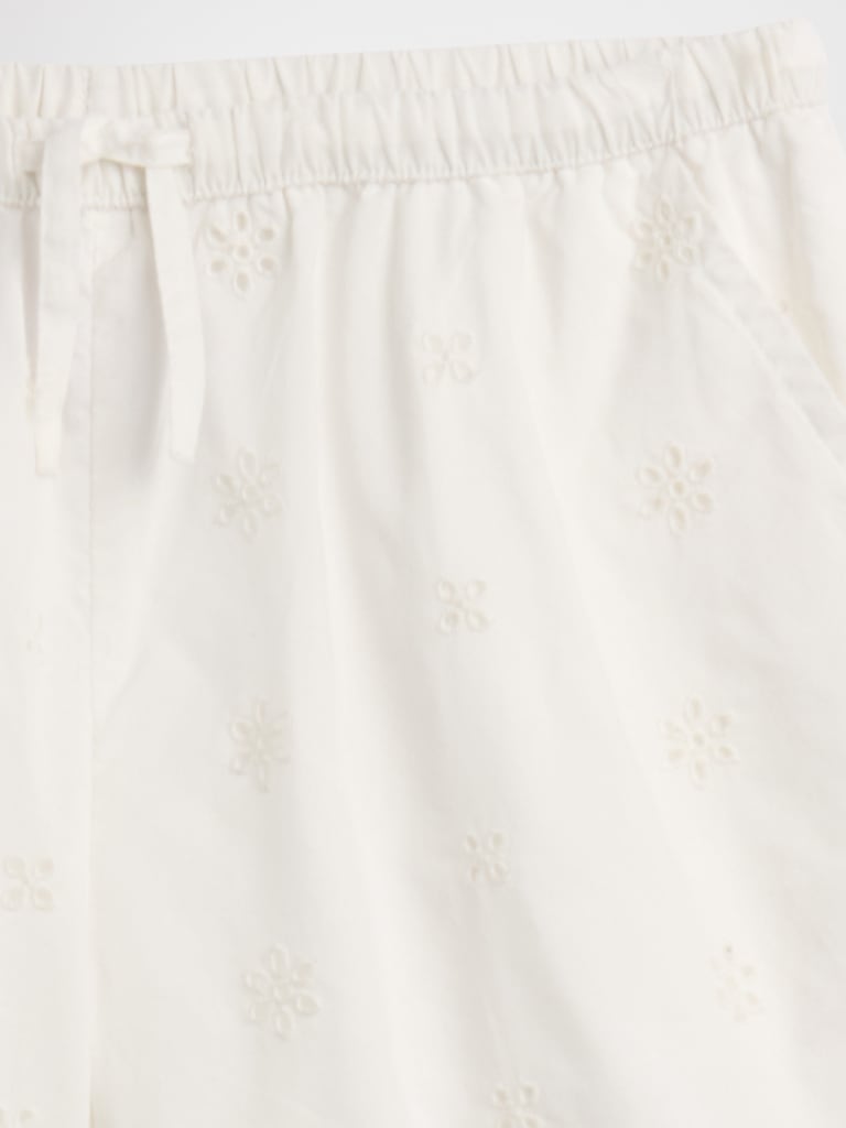 Kids Relaxed Pull-On Eyelet Shorts