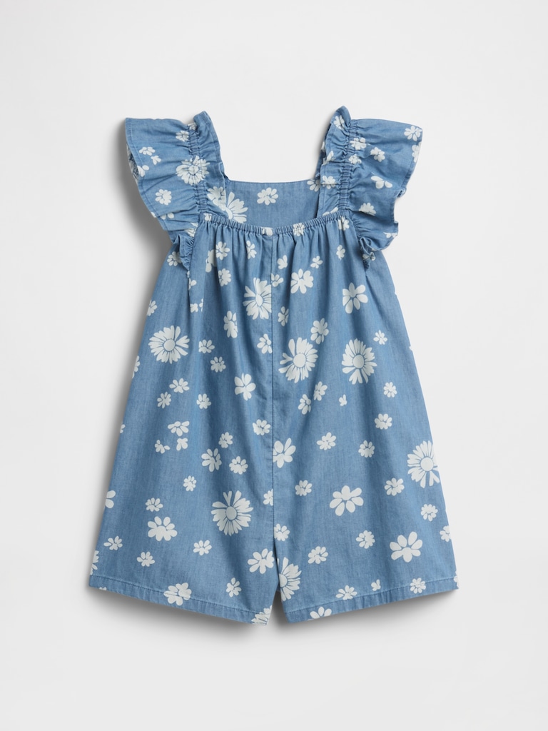 babyGap Chambray Flutter Romper
