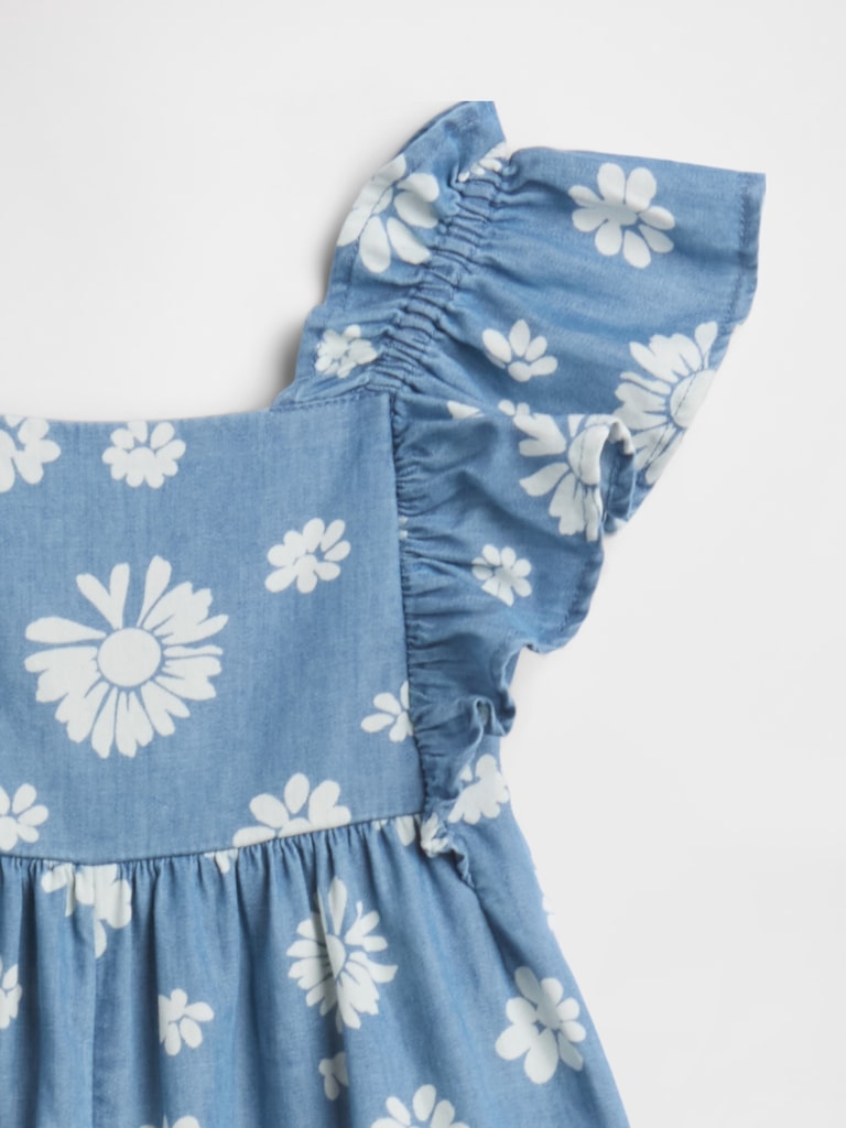 babyGap Chambray Flutter Romper