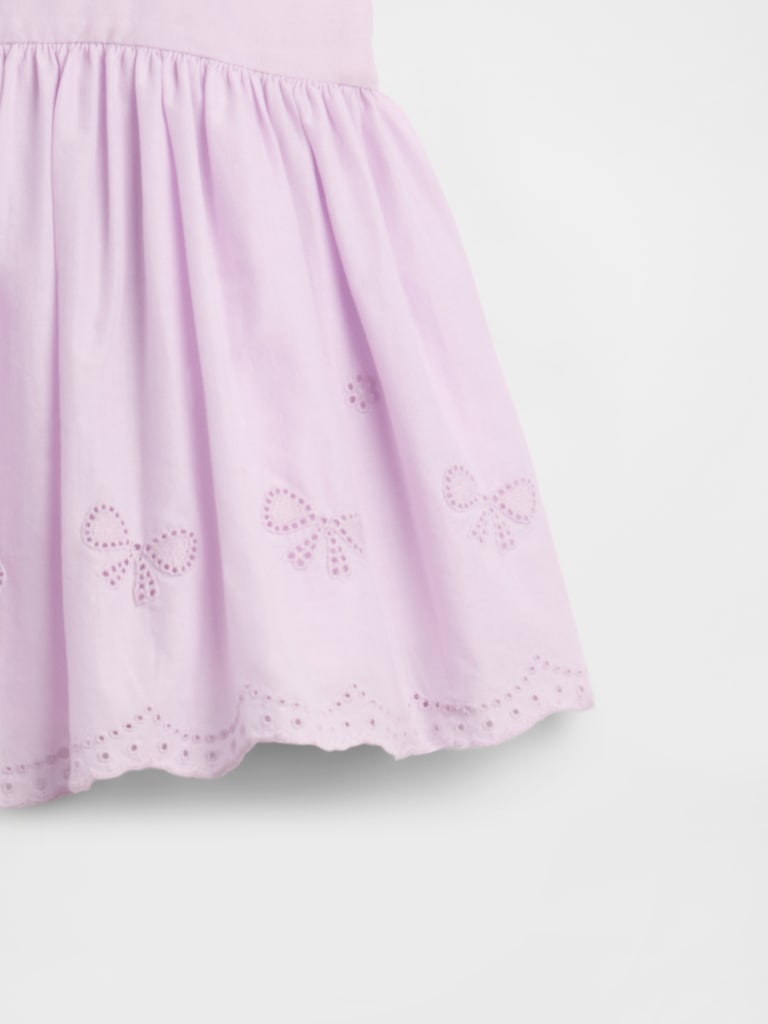 Baby Eyelet Two-Piece Dress Set