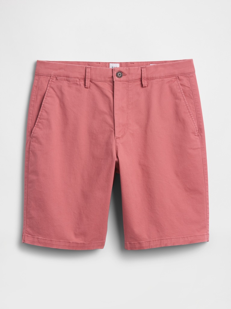9" Essential Khaki Shorts