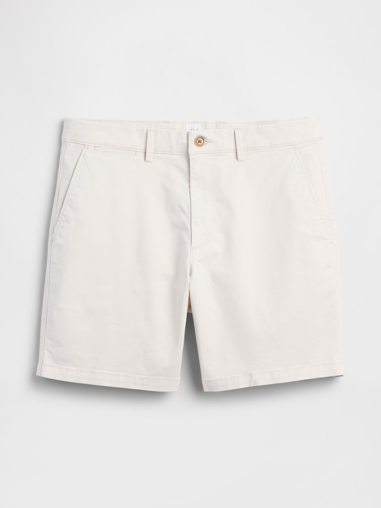 7" Essential Khaki Shorts