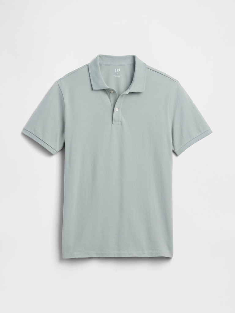Stretch Pique Polo Shirt