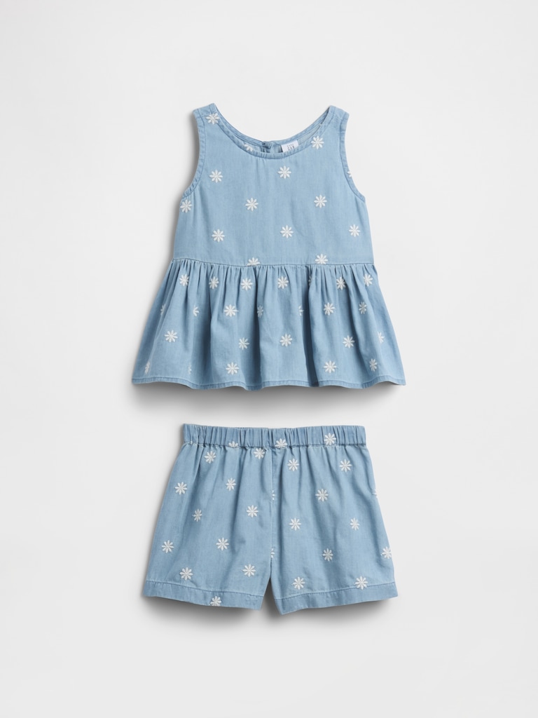 babyGap Chambray Two-Piece Outfit Set