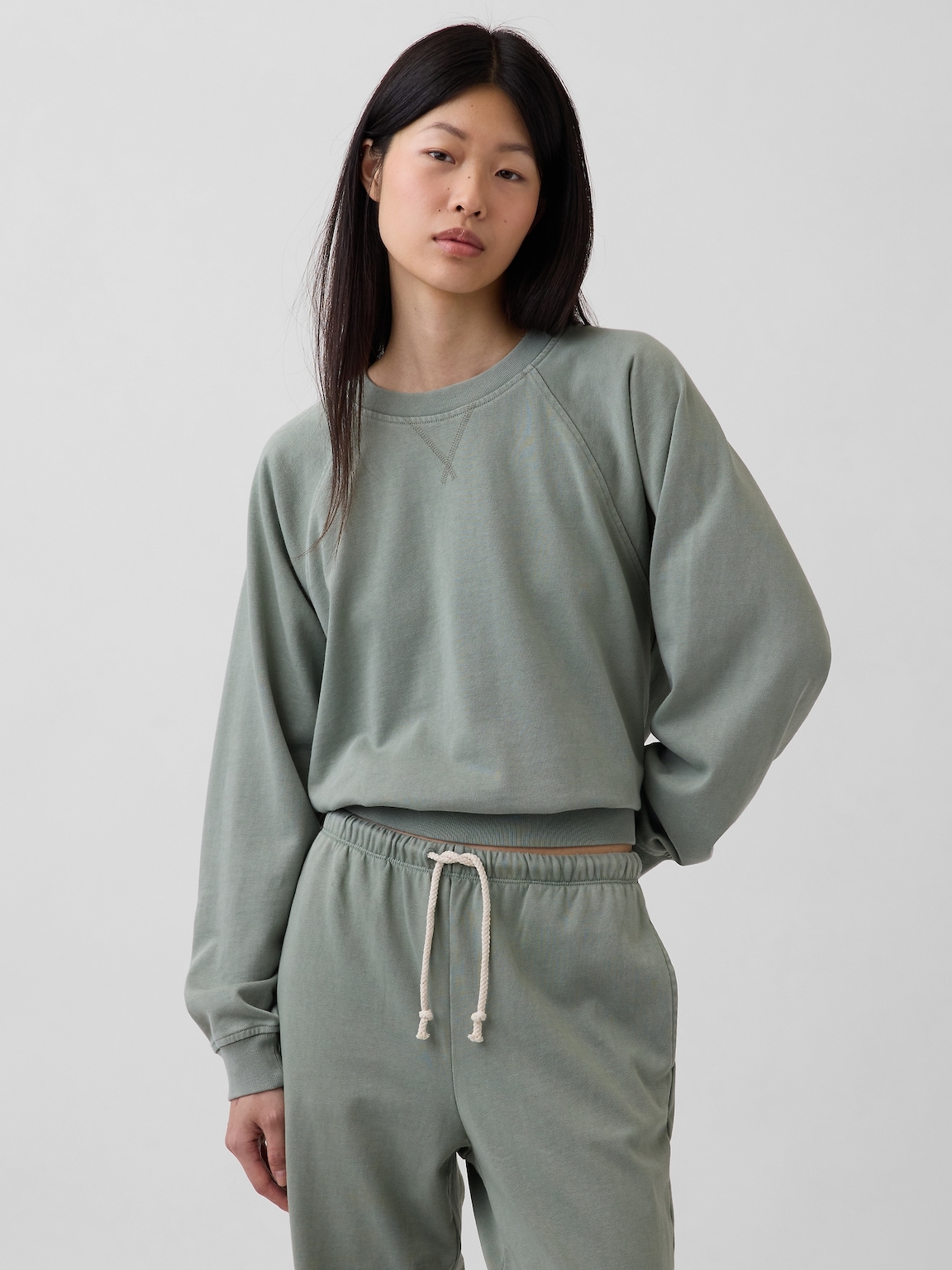 VintageSoft Terry Raglan Sweatshirt