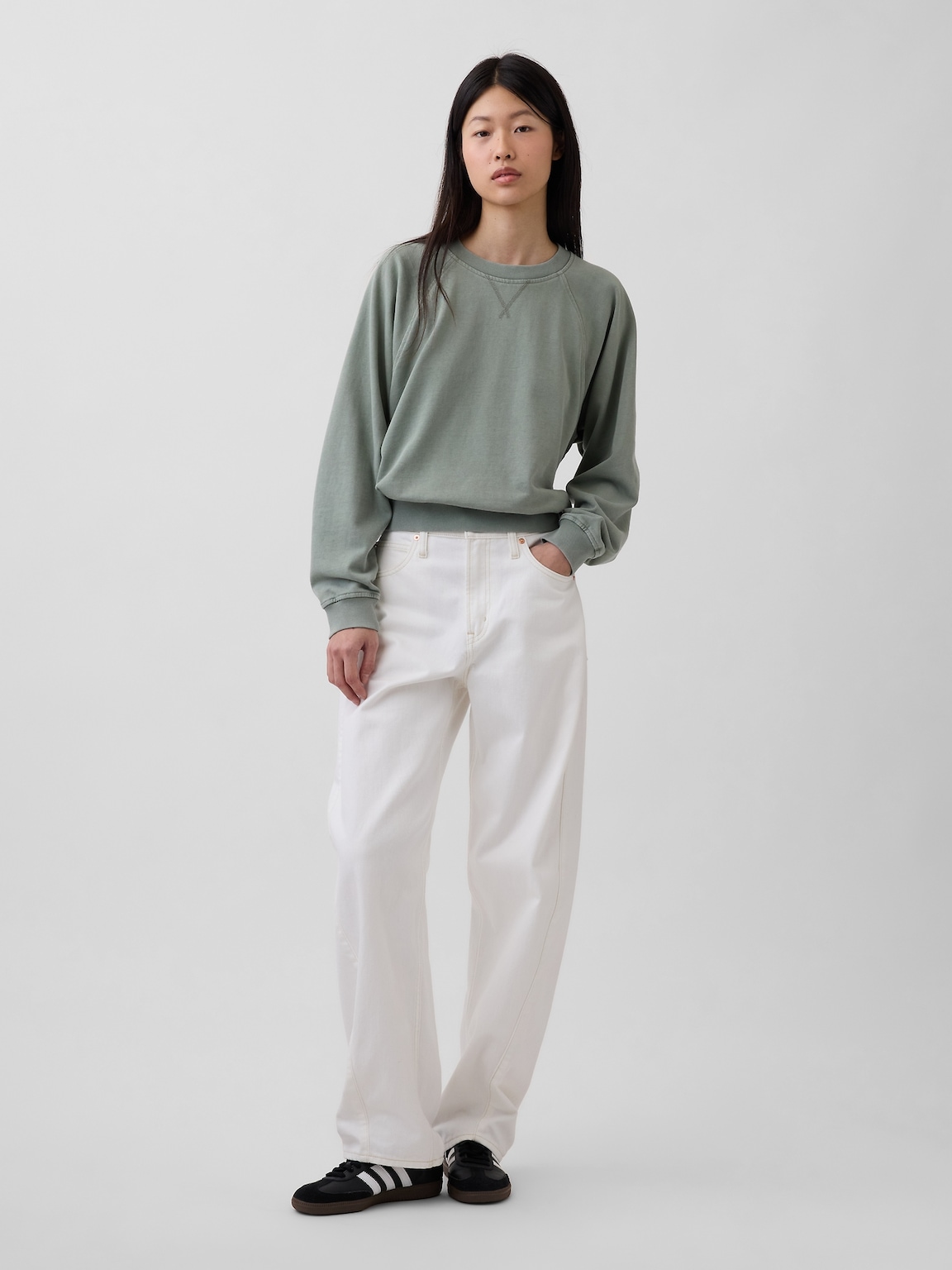 VintageSoft Terry Raglan Sweatshirt