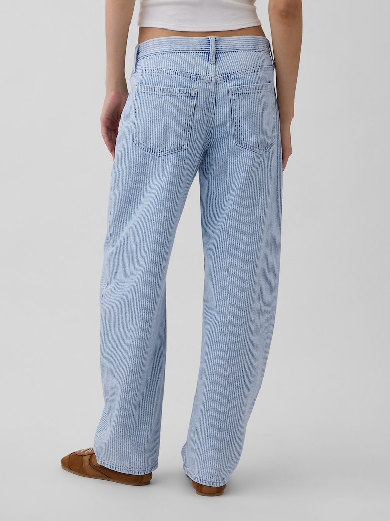 Low Rise UltraSoft Barrel Jeans