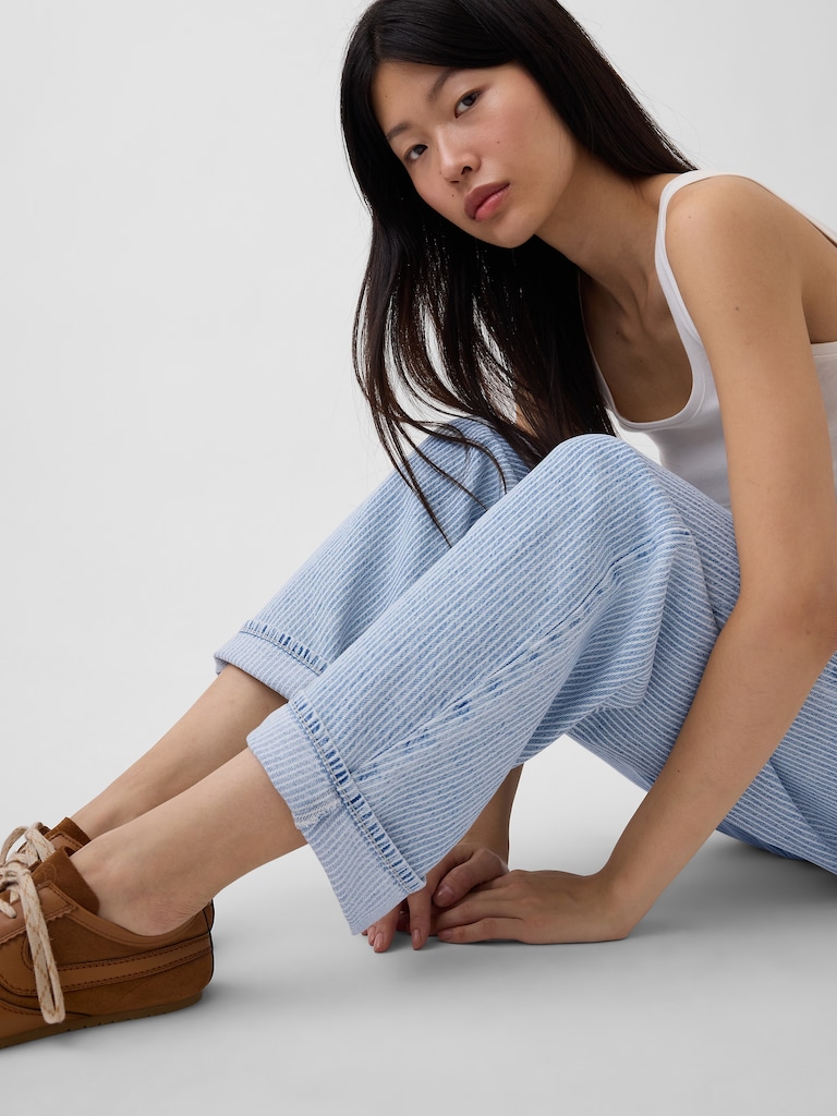 Low Rise UltraSoft Barrel Jeans