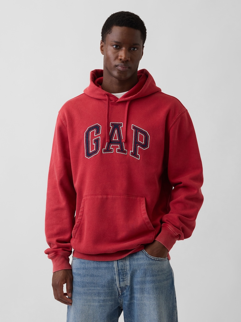 VintageSoft Relaxed Logo Hoodie