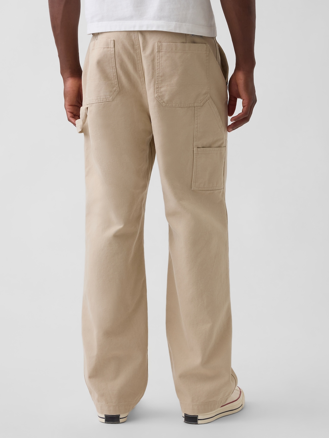 '90s Loose Canvas Double-Knee Carpenter Pants