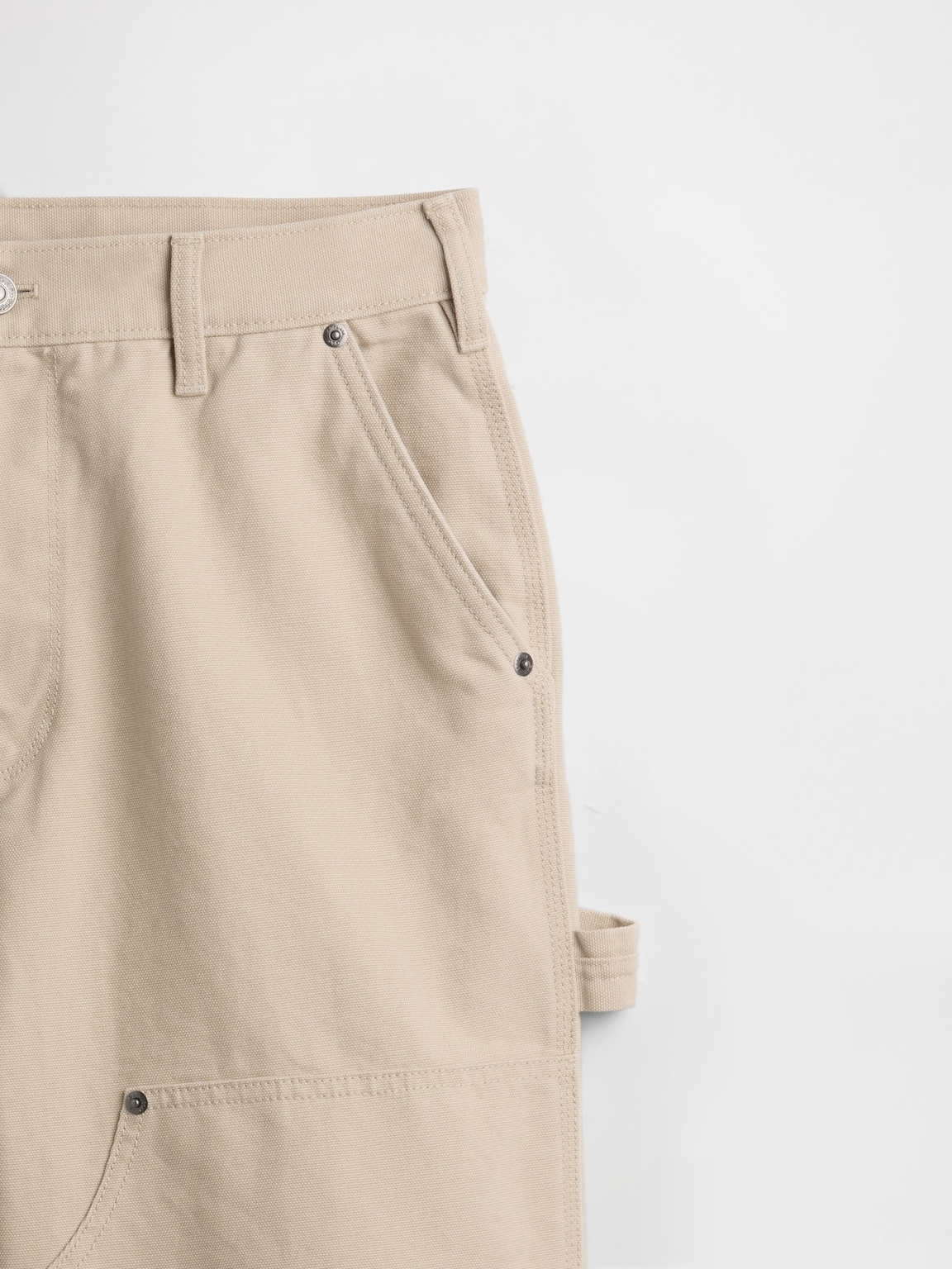'90s Loose Canvas Double-Knee Carpenter Pants
