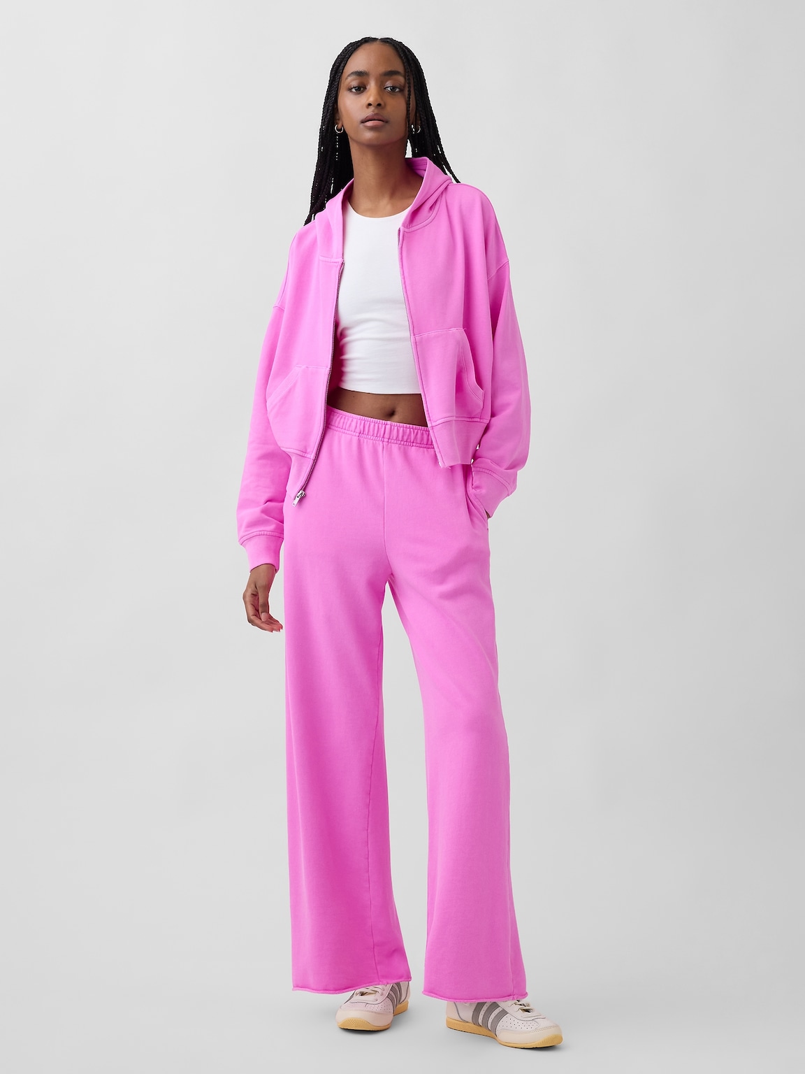 VintageSoft Terry Zip Hoodie