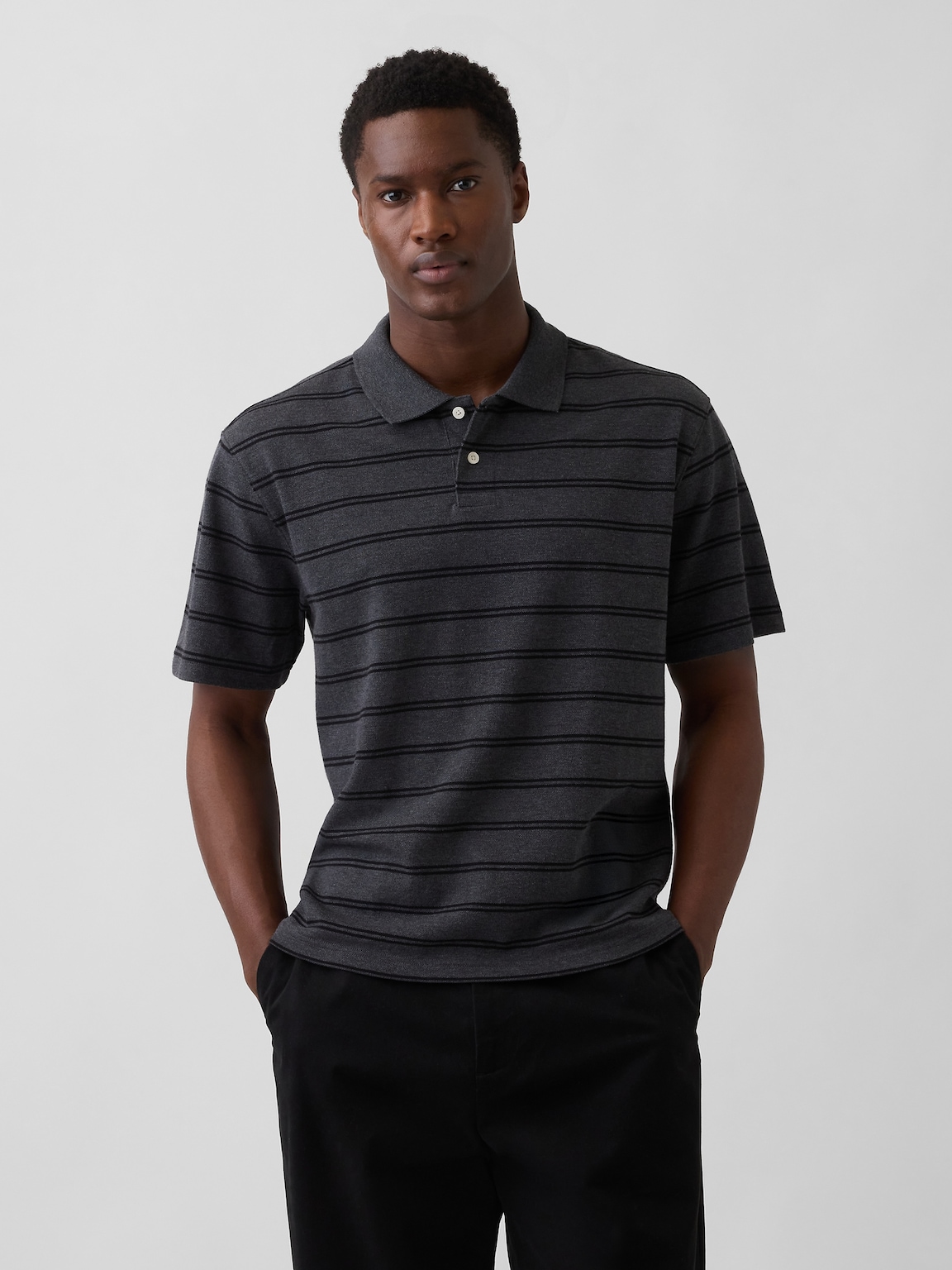 Relaxed Pique Polo