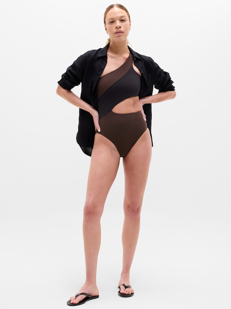 Shoreline Asymmetrical One Piece