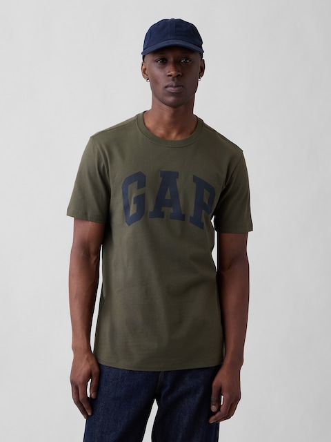 Gap Maglietta Uomo Con Grafica - Girocollo Classico, Cotone, Stile Americano