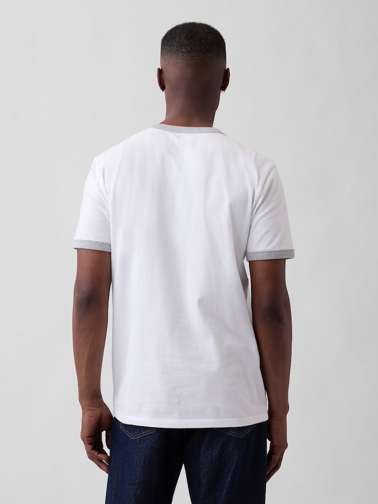 Everyday Soft Ringer Pocket T-Shirt