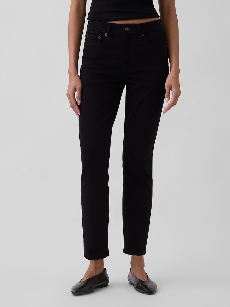 Mid Rise Vintage Slim Jeans