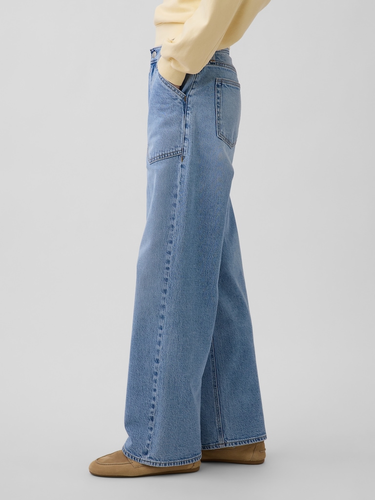 Low Rise '90s Loose Jeans