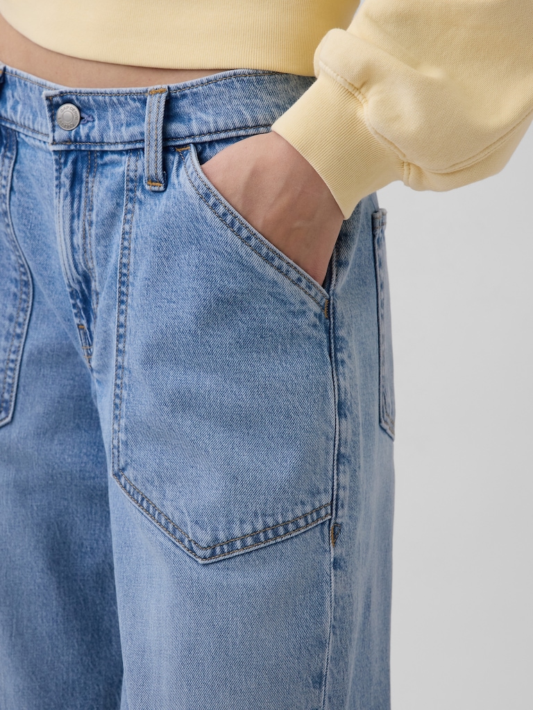 Low Rise '90s Loose Jeans