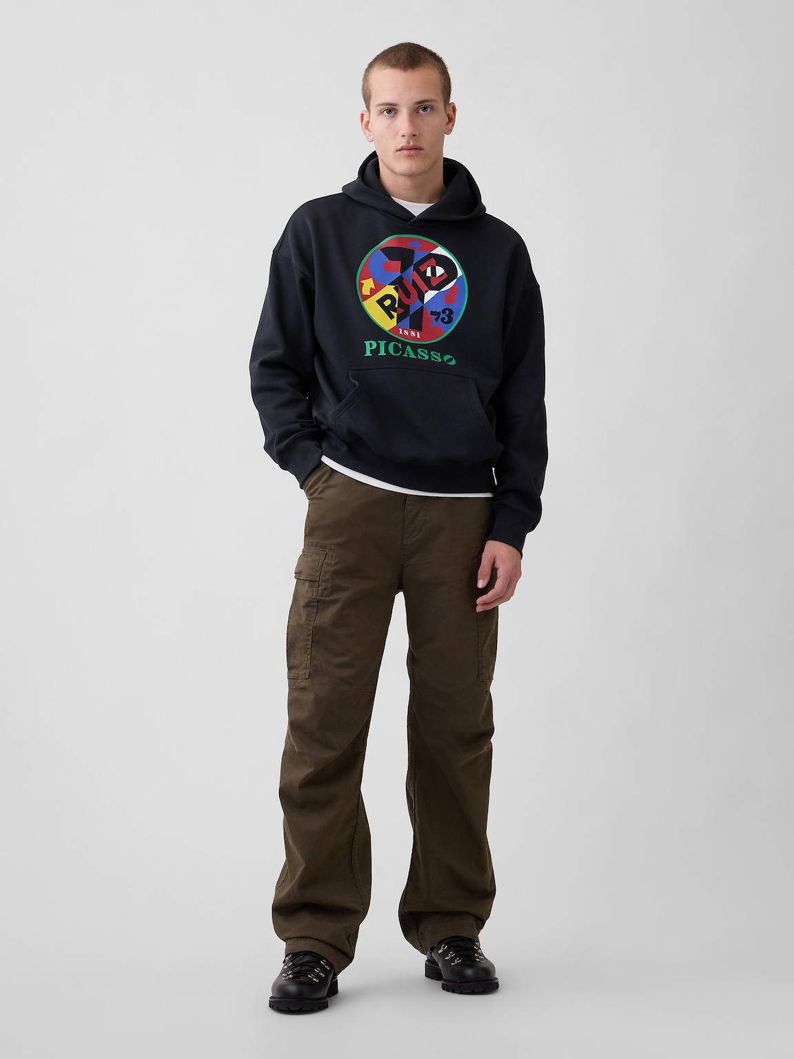 Robert Indiana VintageSoft Graphic Hoodie