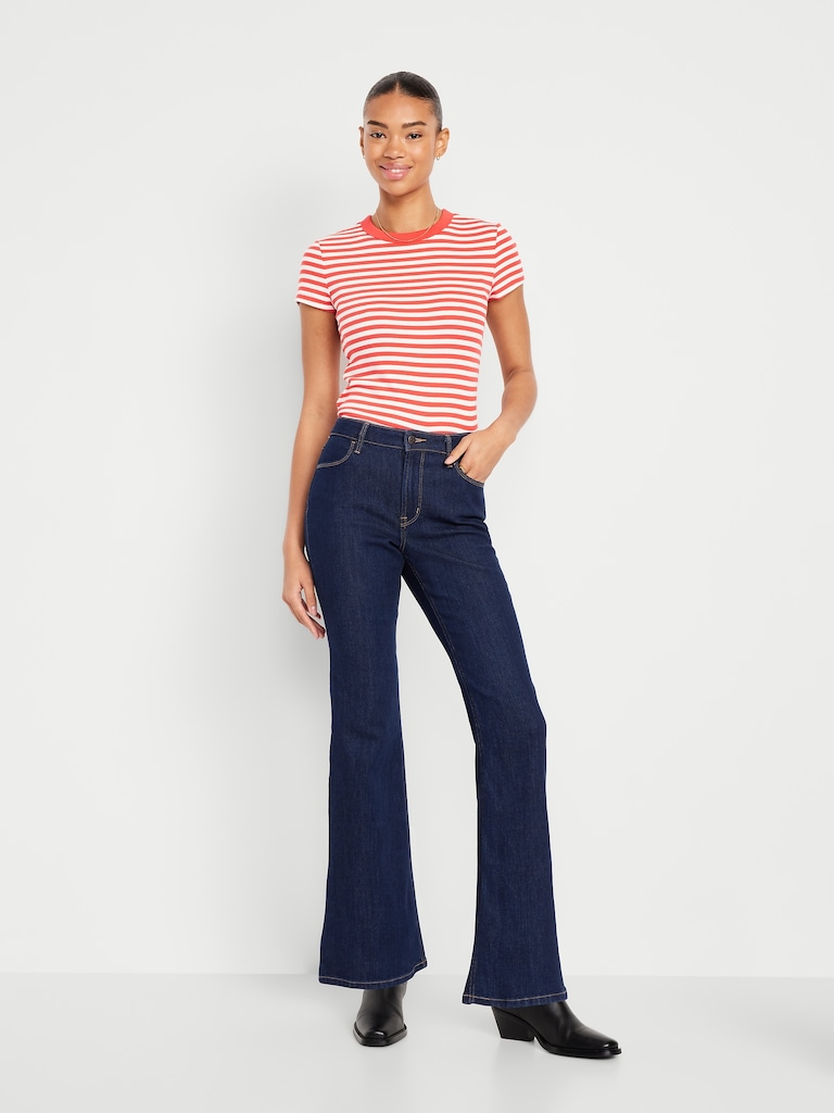 High-Waisted Wow Flare Jeans