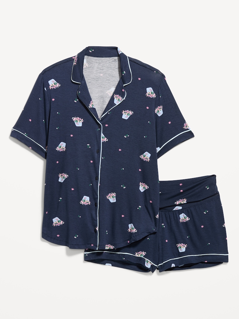 Maternity Classic Pajama Short Set