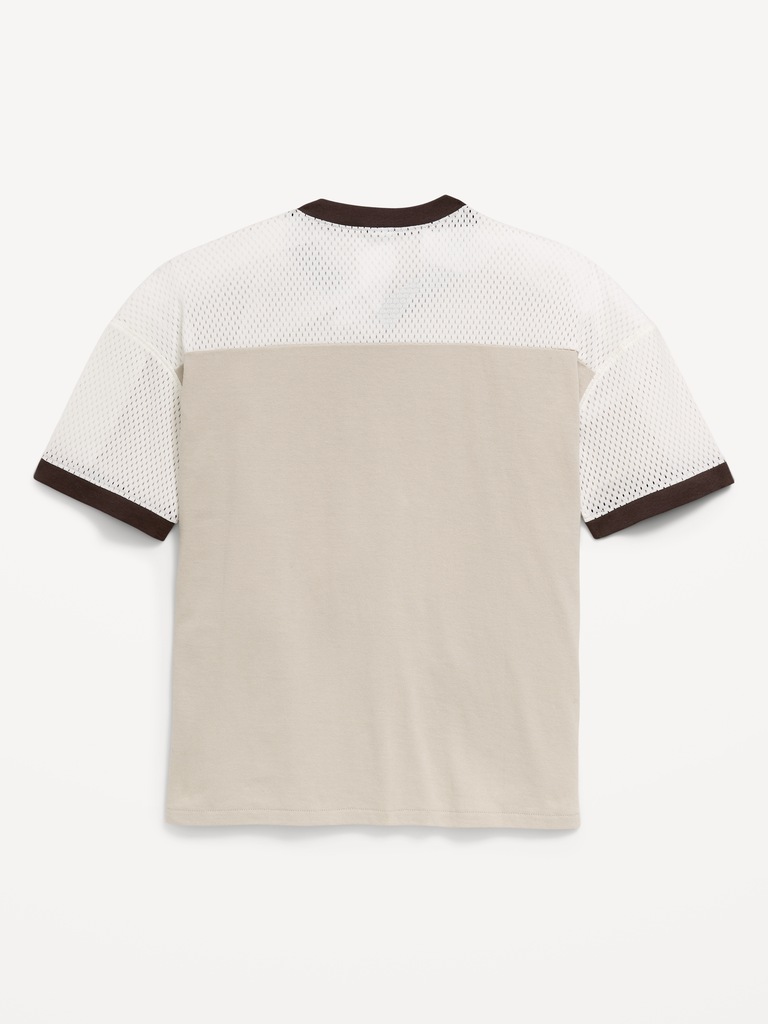 Oversized Short-Sleeve Graphic T-Shirt for Boys