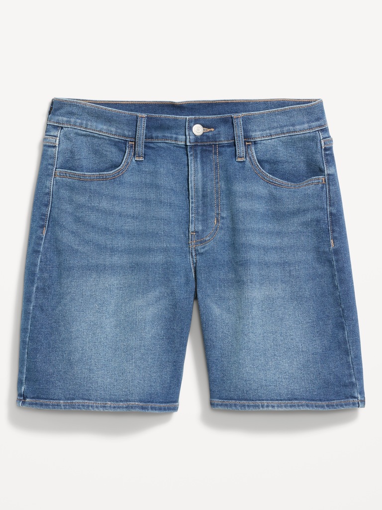 High-Waisted Wow Jean Shorts -- 7-inch inseam