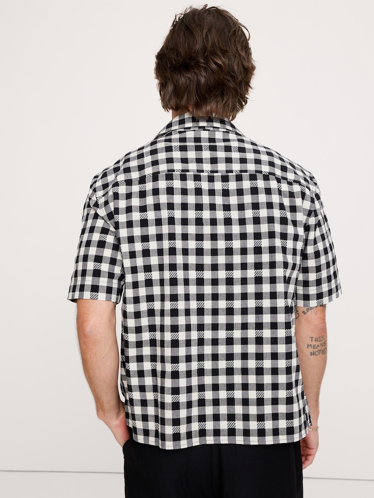 Relaxed-Fit Embroidered Cotton Resort Shirt