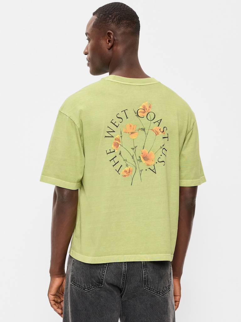 Heavyweight Graphic Cropped T-Shirt