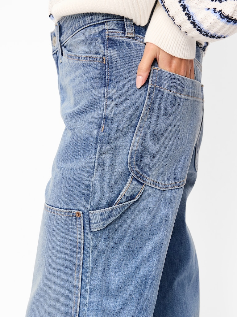 High-Waisted OG Loose Rigid Jeans