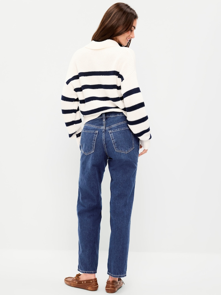 High-Waisted OG Loose Rigid Jeans