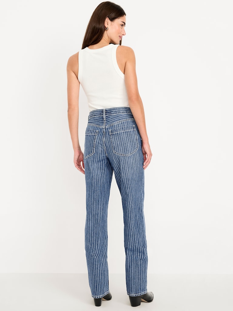 High-Waisted OG Loose Rigid Jeans