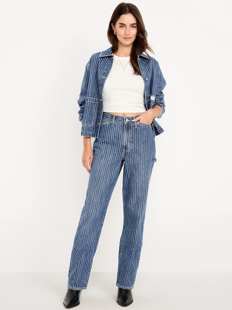 High-Waisted OG Loose Rigid Jeans