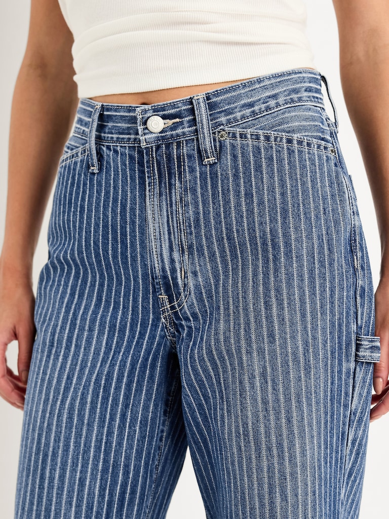 High-Waisted OG Loose Rigid Jeans