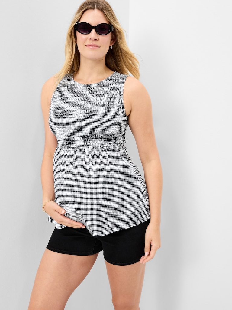Maternity Smocked Top