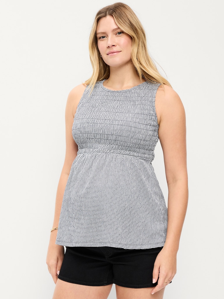 Maternity Smocked Top