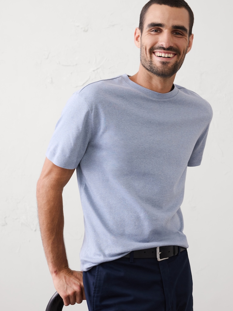 Luxe Touch Crew-Neck T-Shirt