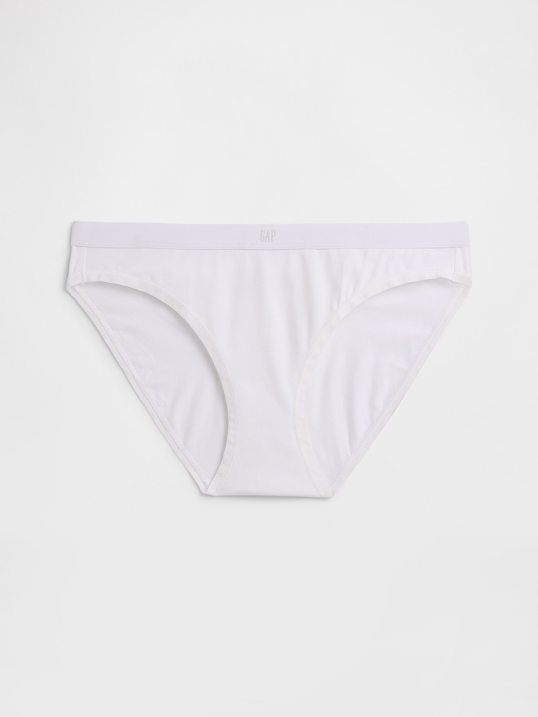 Organic Stretch Cotton Logo Bikini