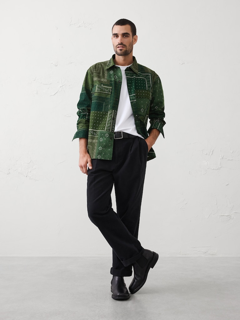 Relaxed-Fit Surplus Overshirt