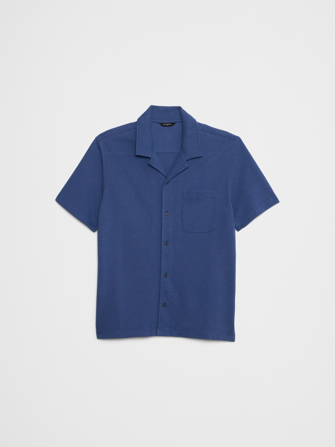 Standard-Fit Textured Resort Polo