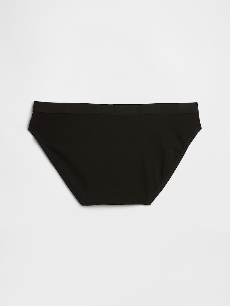 Organic Stretch Cotton Logo Bikini