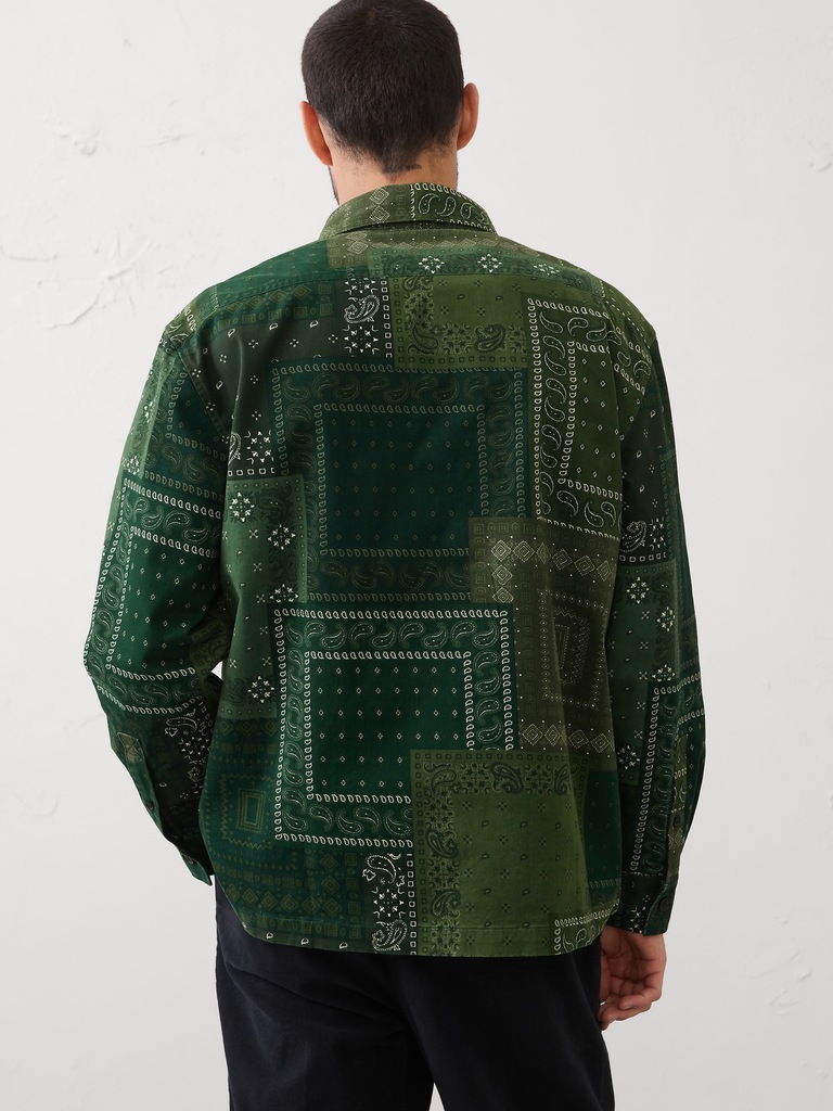 Relaxed-Fit Surplus Overshirt