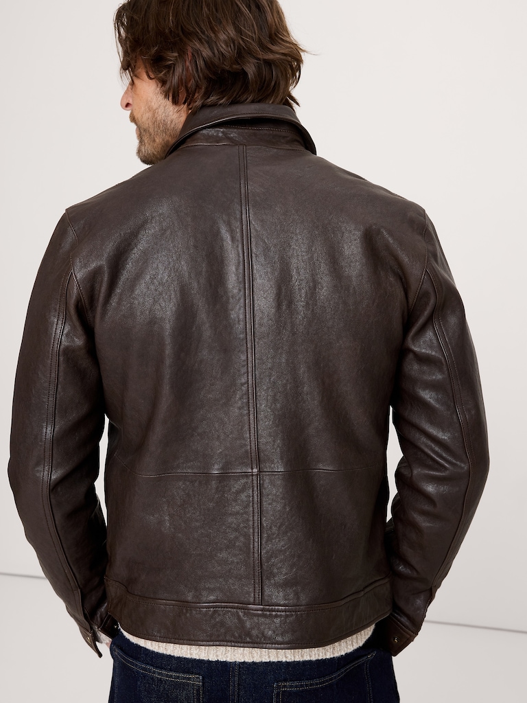 Leather Trucker Jacket