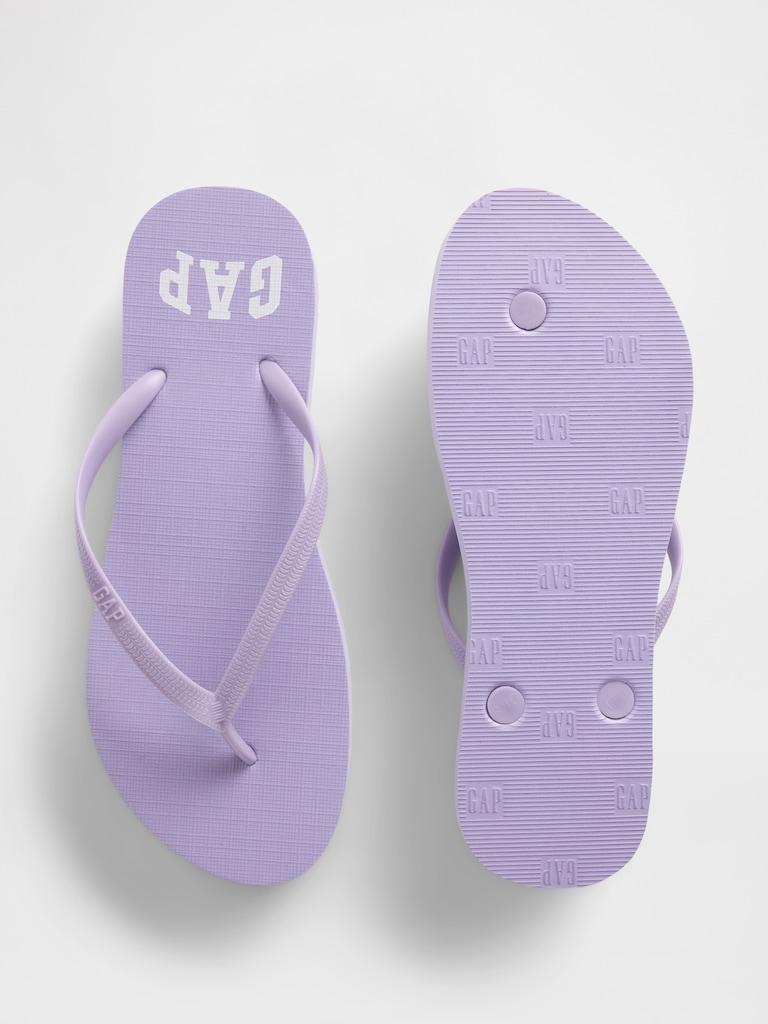 Gap Logo Flip Flops